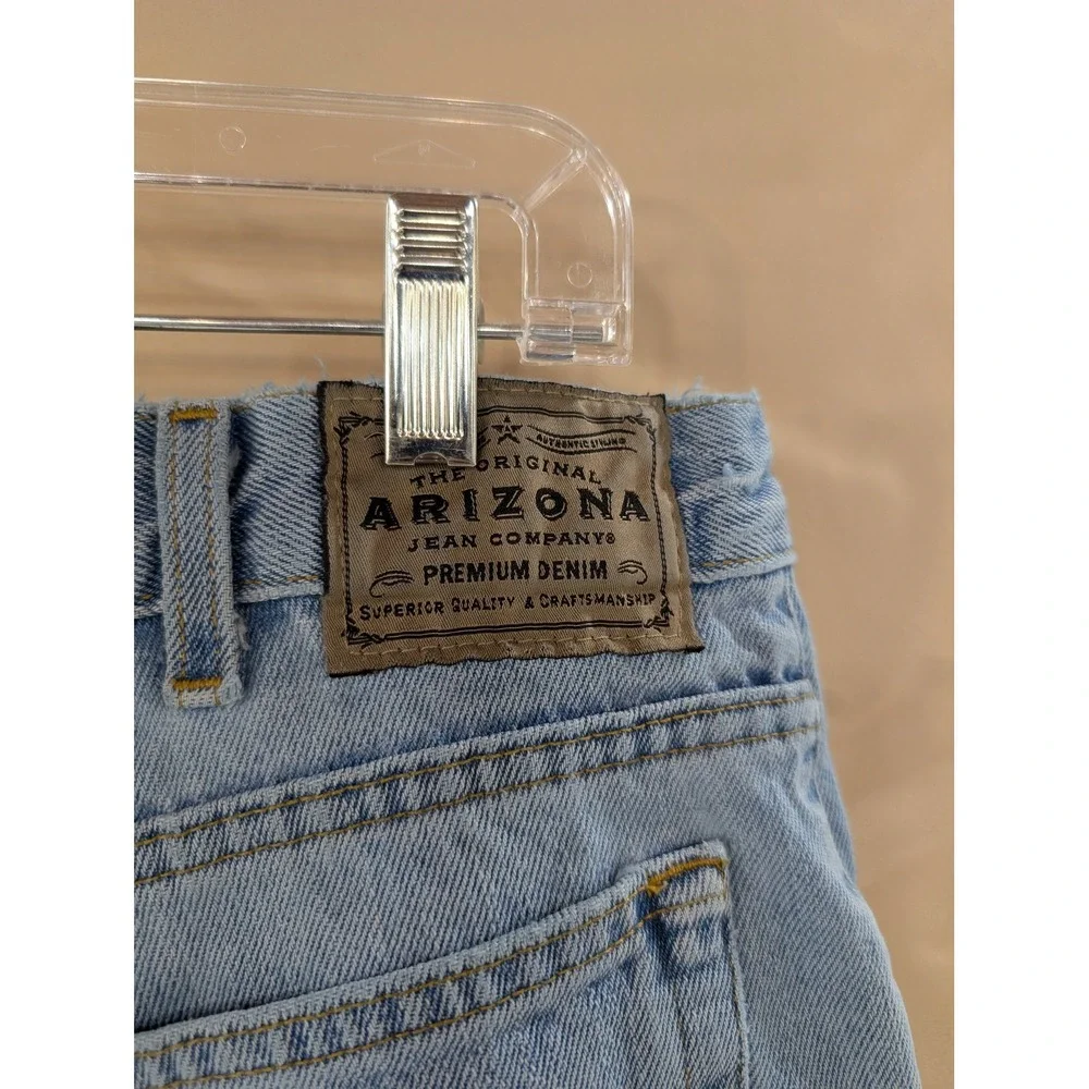 Arizona Jean Company Relaxed Fit Men's Denim Jeans Light Wash 36W 29L - Picture 3 of 5